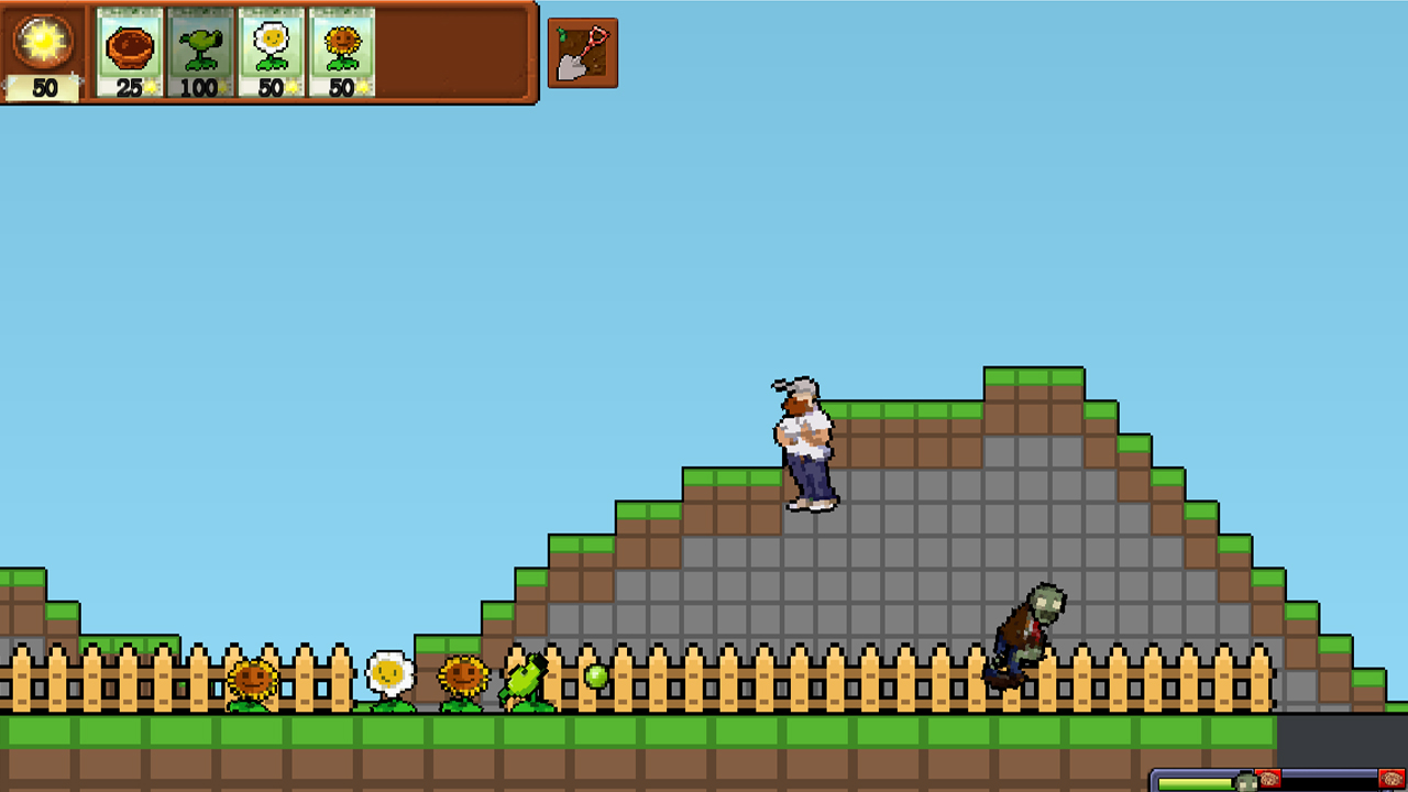 植物大战僵尸横版像素版