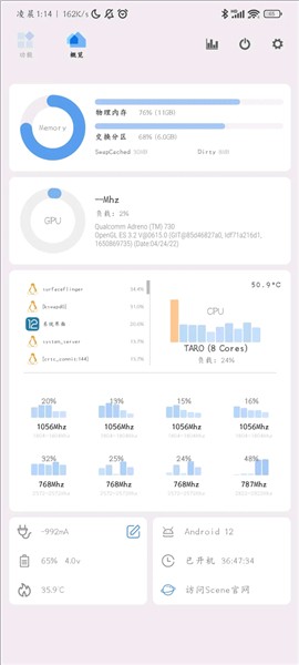 scene5帧率显示器